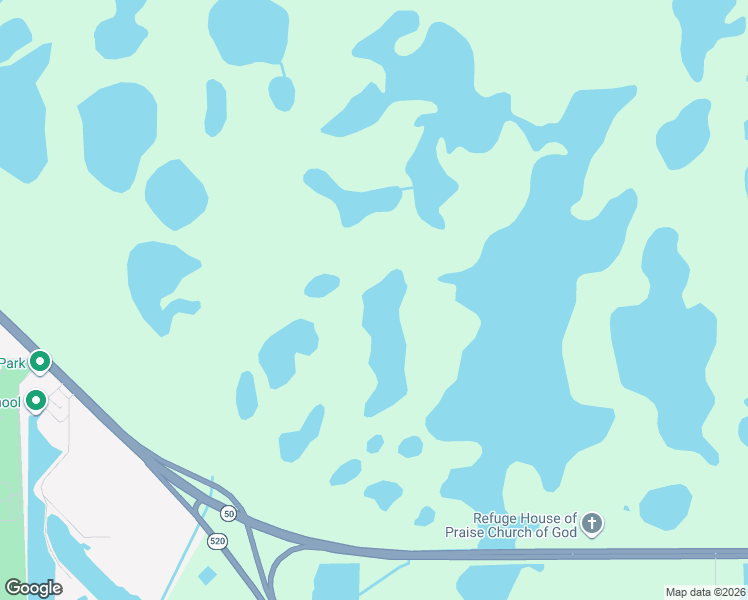 map of restaurants, bars, coffee shops, grocery stores, and more near East Colonial Drive in Christmas