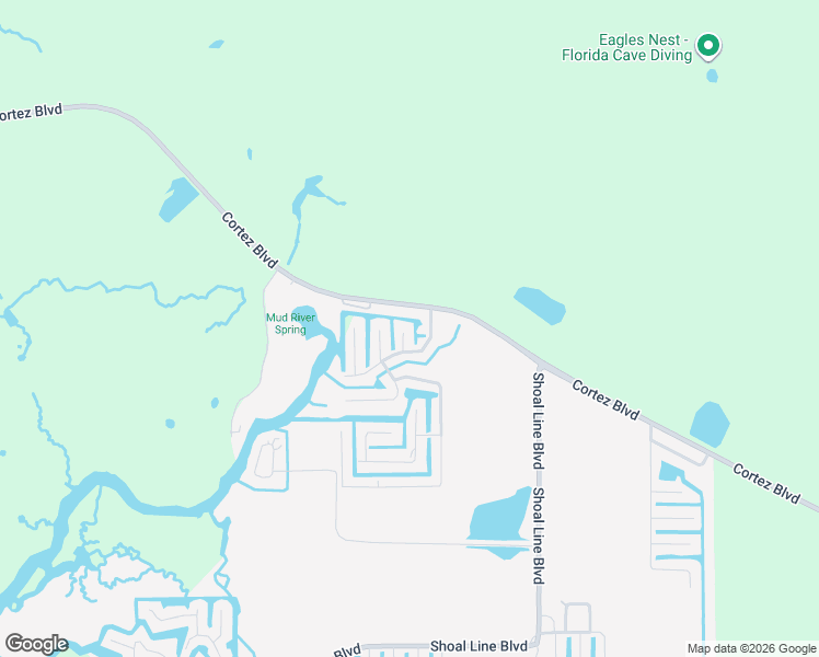 map of restaurants, bars, coffee shops, grocery stores, and more near 8180 Anchor Point Drive in Spring Hill