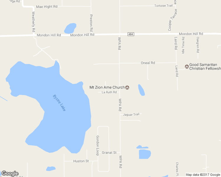 map of restaurants, bars, coffee shops, grocery stores, and more near 25275 La Ruth Road in Brooksville