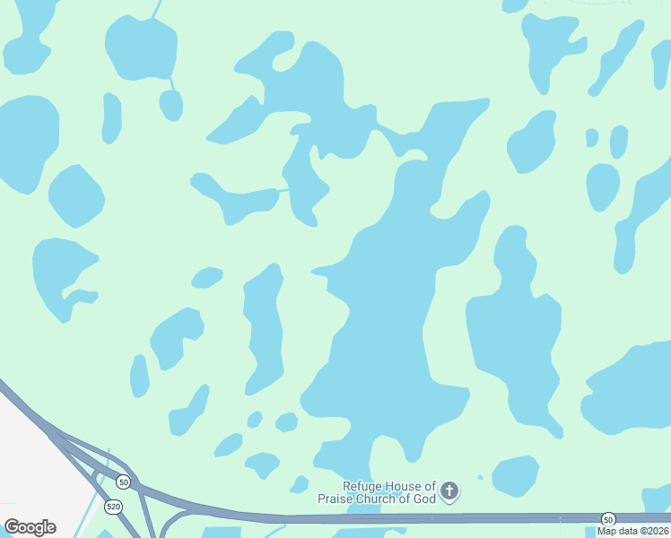 map of restaurants, bars, coffee shops, grocery stores, and more near 20505 East Colonial Drive in Christmas