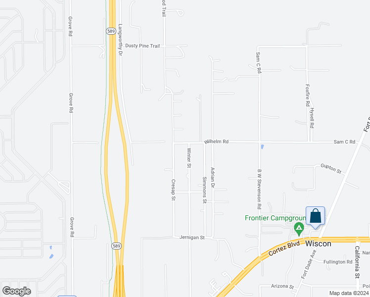 map of restaurants, bars, coffee shops, grocery stores, and more near 8211 Winter Street in Brooksville