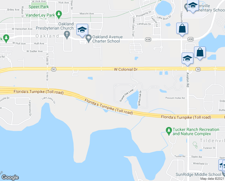 map of restaurants, bars, coffee shops, grocery stores, and more near 1408 Scarlet Oak Loop in Winter Garden