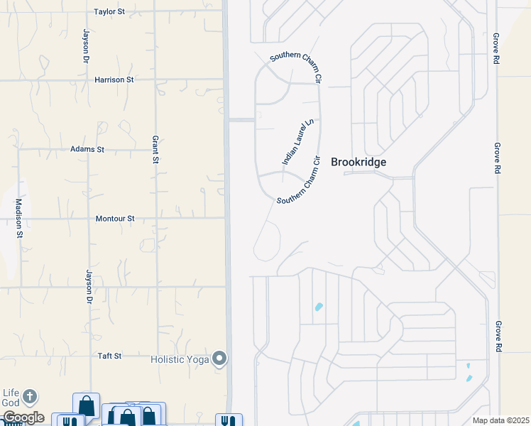 map of restaurants, bars, coffee shops, grocery stores, and more near 8229 Silverbell Loop in Brooksville