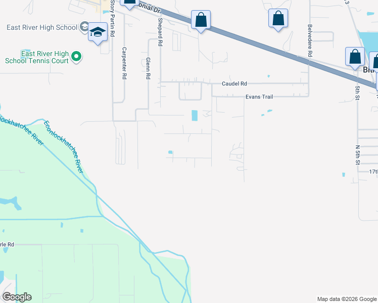 map of restaurants, bars, coffee shops, grocery stores, and more near 17488 Wilson Road in Orlando