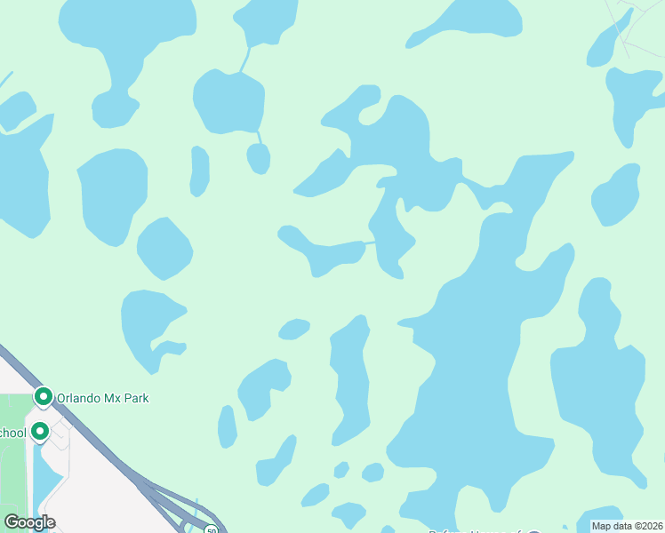 map of restaurants, bars, coffee shops, grocery stores, and more near 19599 East Colonial Drive in Christmas