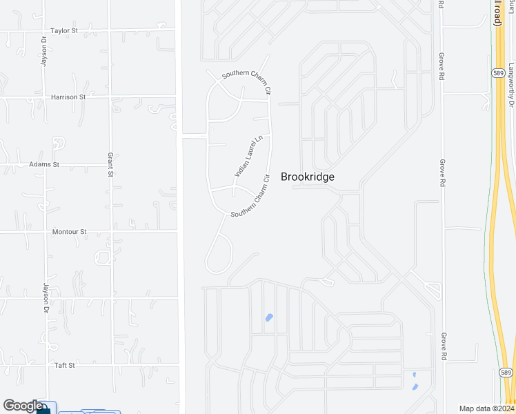 map of restaurants, bars, coffee shops, grocery stores, and more near 9303 Southern Charm Circle in Brooksville