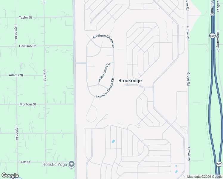 map of restaurants, bars, coffee shops, grocery stores, and more near 9259 Southern Charm Circle in Brooksville
