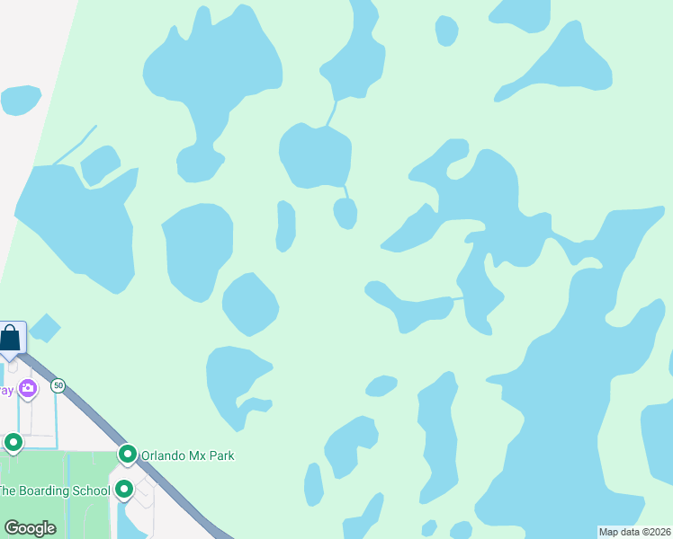 map of restaurants, bars, coffee shops, grocery stores, and more near 19376 Florida 50 in Orlando