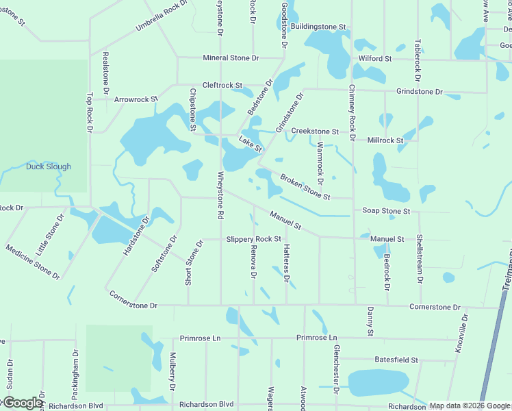 map of restaurants, bars, coffee shops, grocery stores, and more near 35249 Manuel Street in Webster