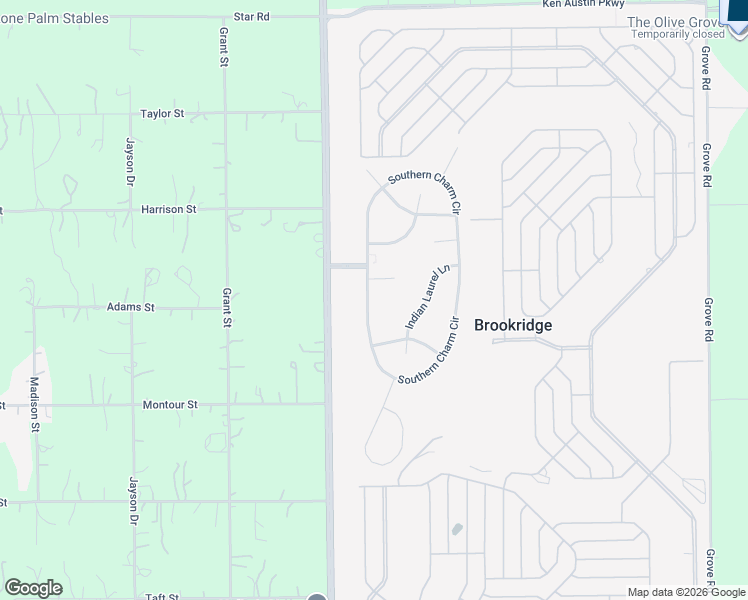 map of restaurants, bars, coffee shops, grocery stores, and more near 9687 Southern Charm Circle in Brooksville