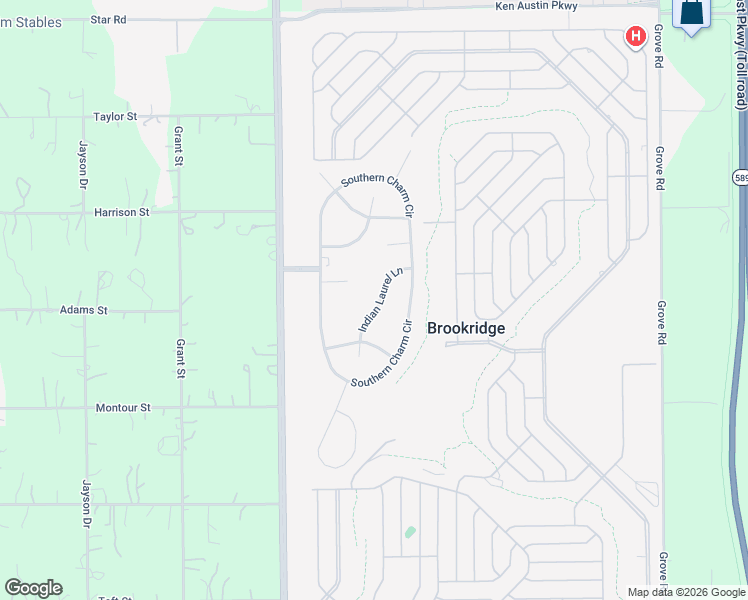 map of restaurants, bars, coffee shops, grocery stores, and more near 8502 Indian Laurel Lane in Brooksville