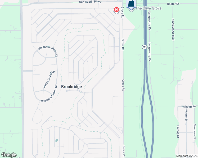 map of restaurants, bars, coffee shops, grocery stores, and more near 15455 Brookridge Boulevard in Brooksville