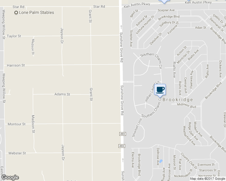 map of restaurants, bars, coffee shops, grocery stores, and more near 8405 Sunshine Grove Road in Brooksville