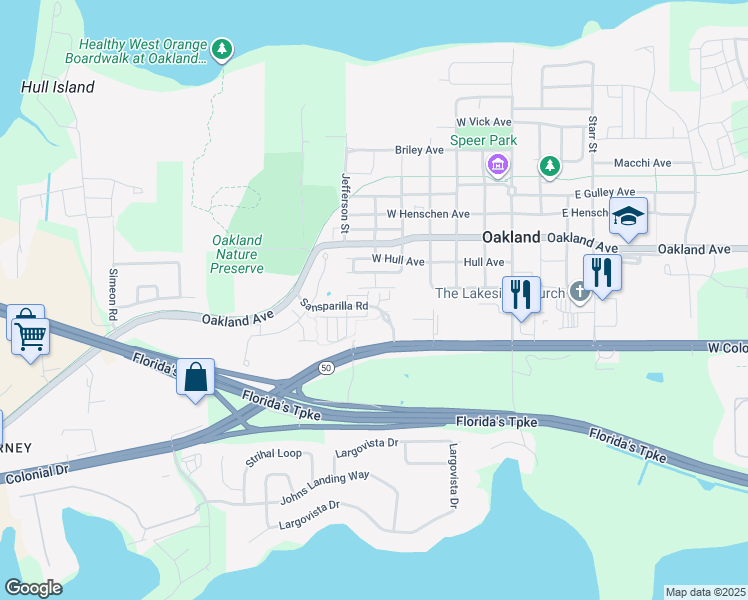 map of restaurants, bars, coffee shops, grocery stores, and more near 1404 Planted Pine Street in Oakland
