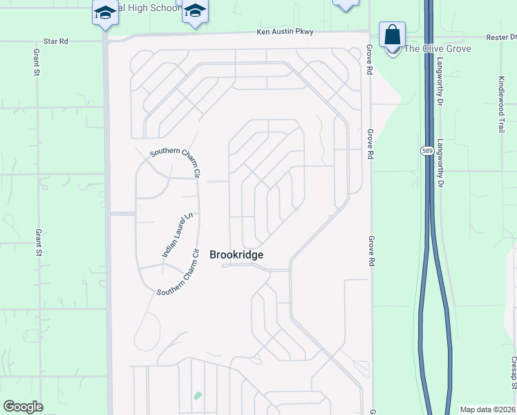 map of restaurants, bars, coffee shops, grocery stores, and more near 8449 Central Avenue in Brooksville
