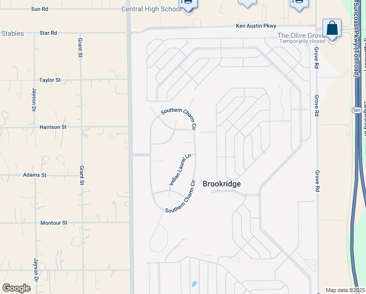 map of restaurants, bars, coffee shops, grocery stores, and more near 14308 Coralbean Ct in Brooksville