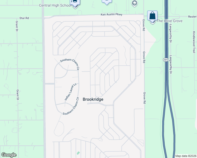 map of restaurants, bars, coffee shops, grocery stores, and more near 8449 Central Avenue in Brooksville
