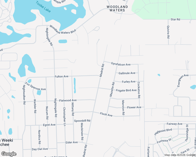 map of restaurants, bars, coffee shops, grocery stores, and more near 11144 Fulton Avenue in Spring Hill