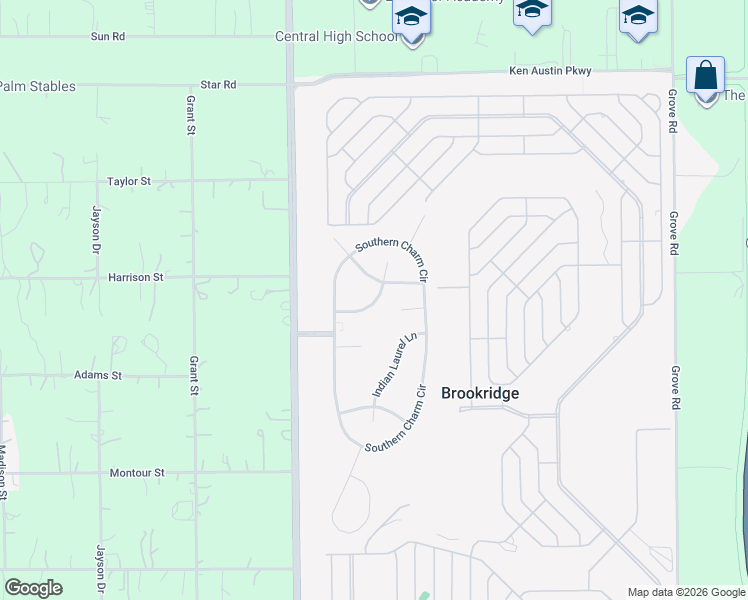 map of restaurants, bars, coffee shops, grocery stores, and more near 8524 Pinetop Ridge Lane in Brooksville