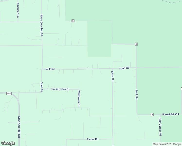 map of restaurants, bars, coffee shops, grocery stores, and more near 27246 Soult Road in Brooksville