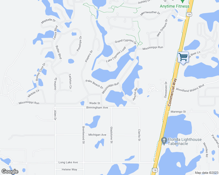 map of restaurants, bars, coffee shops, grocery stores, and more near 9098 Mississippi Run in Weeki Wachee