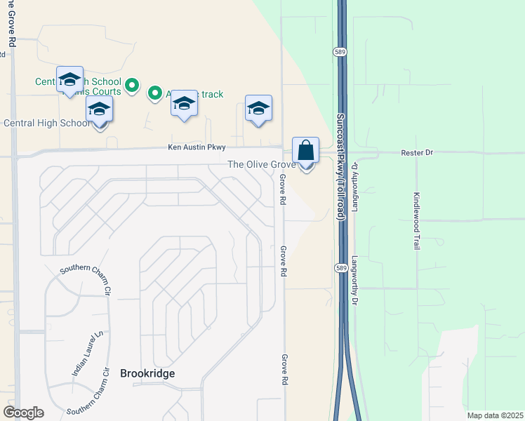 map of restaurants, bars, coffee shops, grocery stores, and more near 14472 Diablo Drive in Brooksville