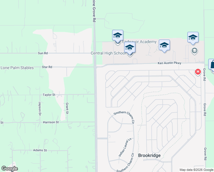 map of restaurants, bars, coffee shops, grocery stores, and more near 9151 Admiral Street in Brooksville