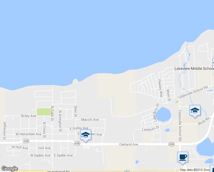 map of restaurants, bars, coffee shops, grocery stores, and more near 1200 Tildenville School Road in Winter Garden