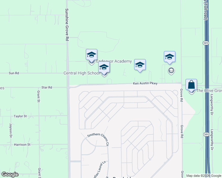 map of restaurants, bars, coffee shops, grocery stores, and more near 9373 Scepter Avenue in Brooksville