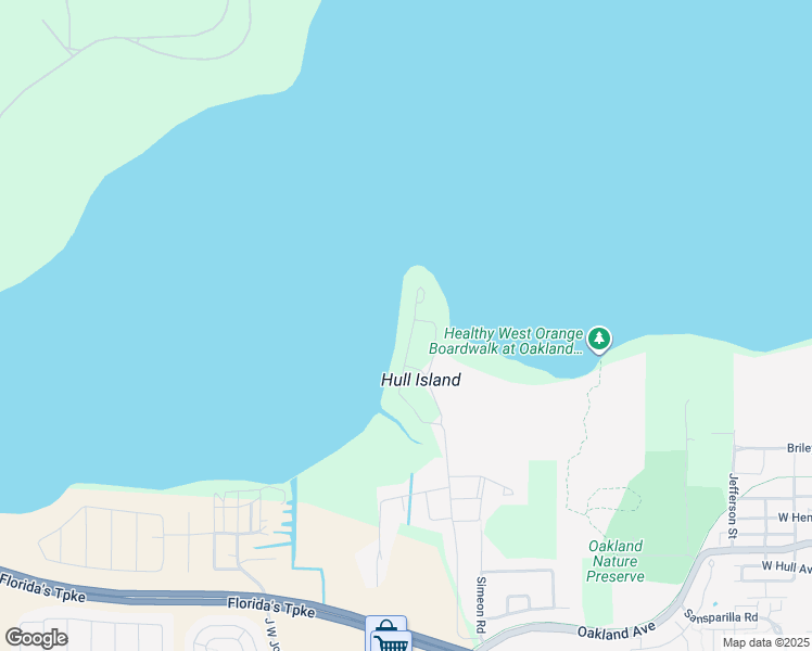 map of restaurants, bars, coffee shops, grocery stores, and more near 1208 Hull Island Drive in Oakland