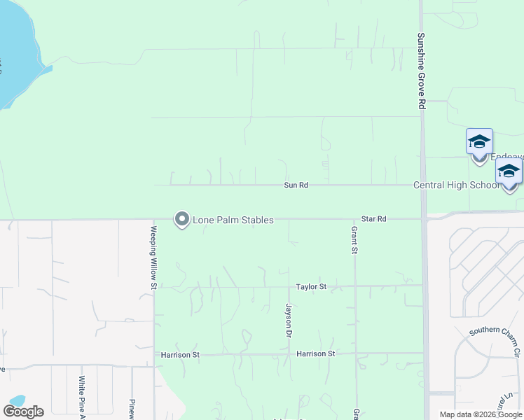 map of restaurants, bars, coffee shops, grocery stores, and more near 13097 Star Road in Brooksville