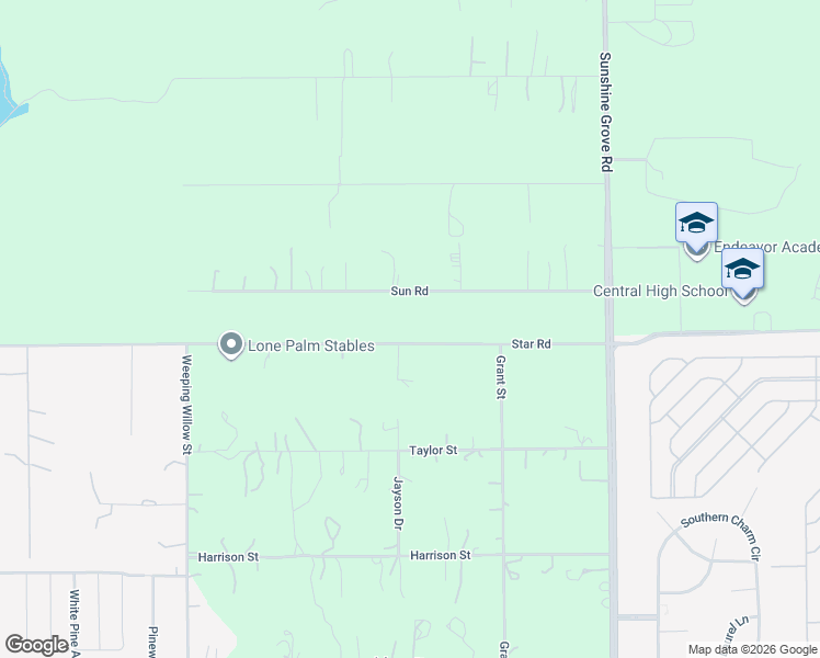 map of restaurants, bars, coffee shops, grocery stores, and more near 13223 Star Road in Brooksville