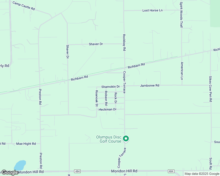 map of restaurants, bars, coffee shops, grocery stores, and more near 26014 Shamokin Drive in Brooksville