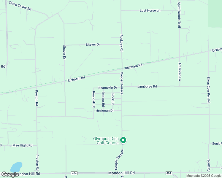 map of restaurants, bars, coffee shops, grocery stores, and more near 26014 Shamokin Drive in Brooksville