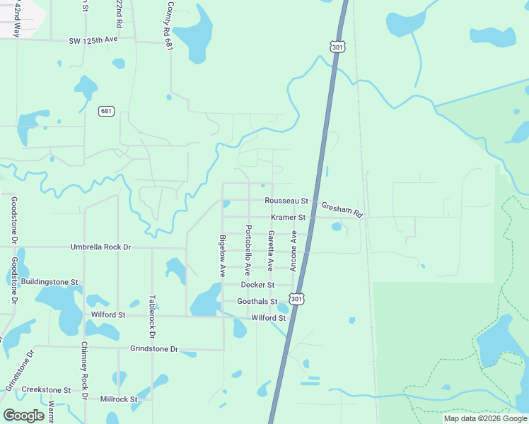 map of restaurants, bars, coffee shops, grocery stores, and more near 9263 Garetta Avenue in Webster