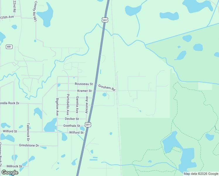map of restaurants, bars, coffee shops, grocery stores, and more near Kramer Street in Webster