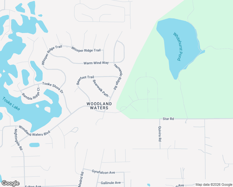 map of restaurants, bars, coffee shops, grocery stores, and more near 9392 Hernando Ridge Road in Spring Hill