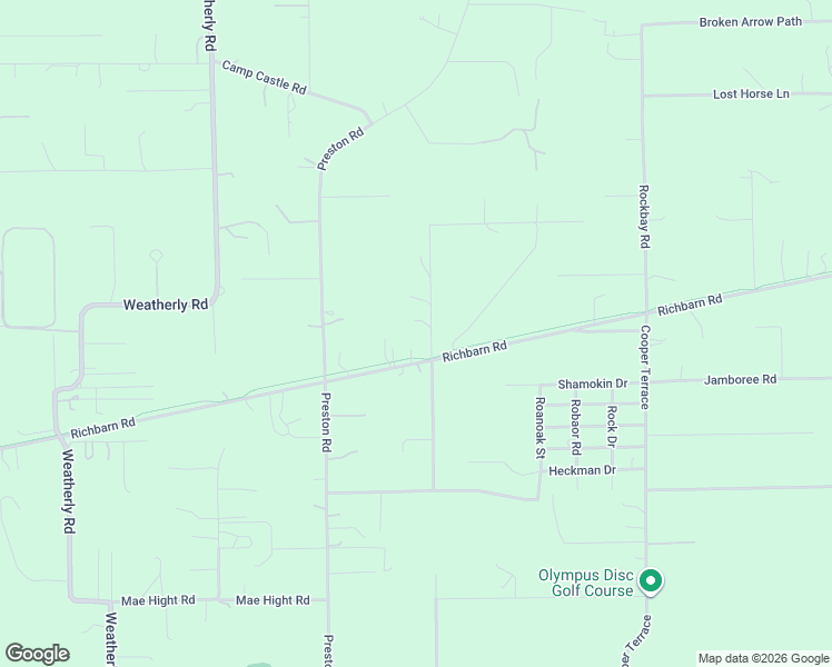 map of restaurants, bars, coffee shops, grocery stores, and more near 9285 Shaver Drive in Brooksville