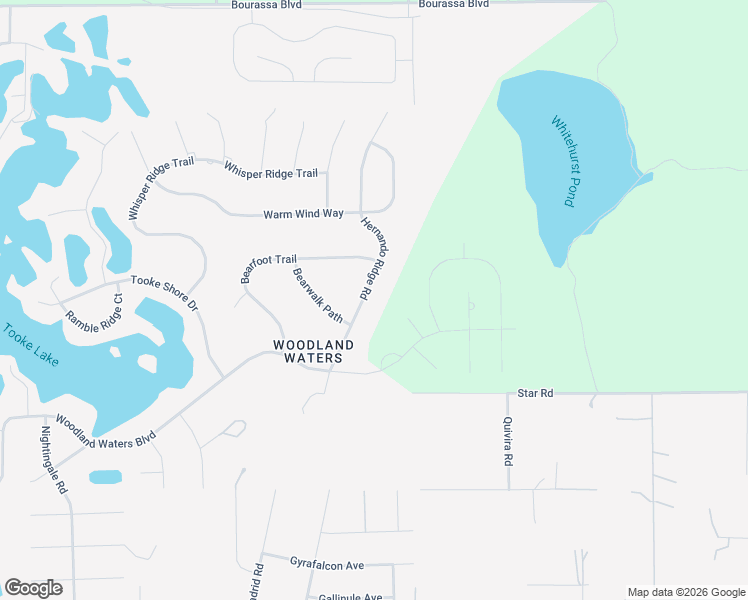 map of restaurants, bars, coffee shops, grocery stores, and more near 9392 Hernando Ridge Road in Spring Hill