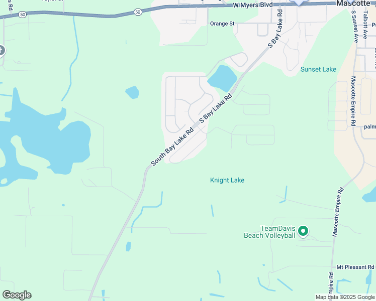 map of restaurants, bars, coffee shops, grocery stores, and more near 15148 Zenith Ave in Mascotte