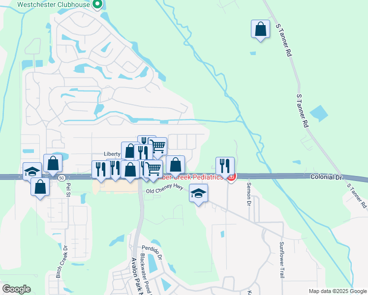 map of restaurants, bars, coffee shops, grocery stores, and more near 1962 Lady Elisabeth Avenue in Orlando
