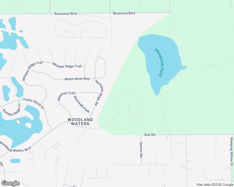 map of restaurants, bars, coffee shops, grocery stores, and more near 9602 Pantera Loop in Brooksville