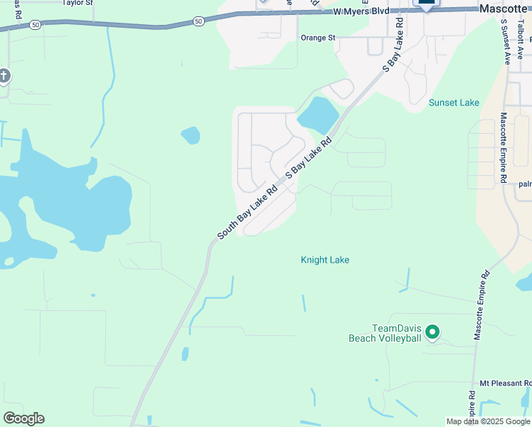 map of restaurants, bars, coffee shops, grocery stores, and more near 15148 Zenith Ave in Mascotte
