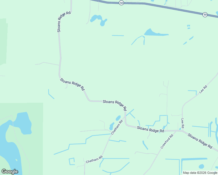 map of restaurants, bars, coffee shops, grocery stores, and more near 765 Sloans Ridge Road in Groveland