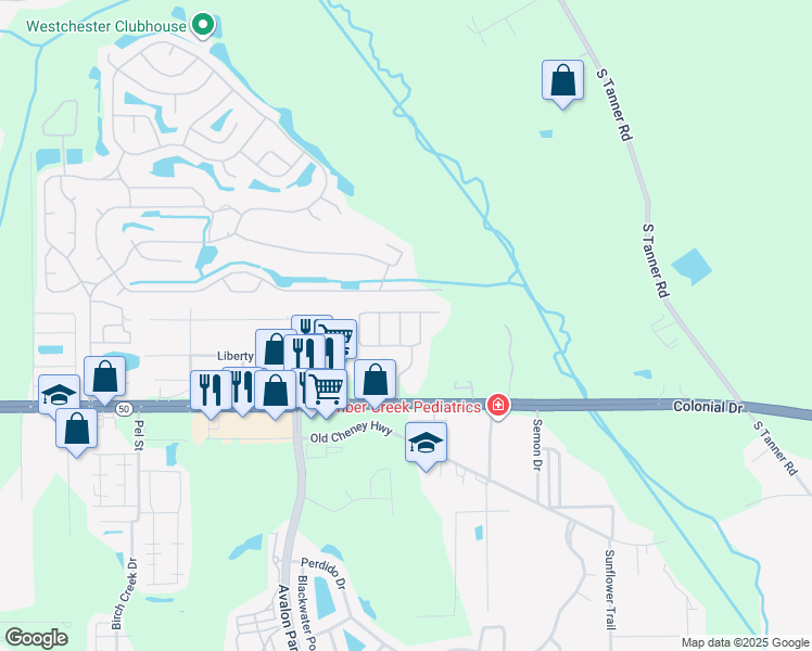 map of restaurants, bars, coffee shops, grocery stores, and more near 1962 Lady Elisabeth Avenue in Orlando