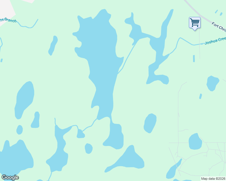 map of restaurants, bars, coffee shops, grocery stores, and more near Fort Christmas Road in Christmas