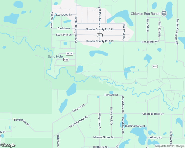 map of restaurants, bars, coffee shops, grocery stores, and more near 4587 Southwest 129th Boulevard in Webster