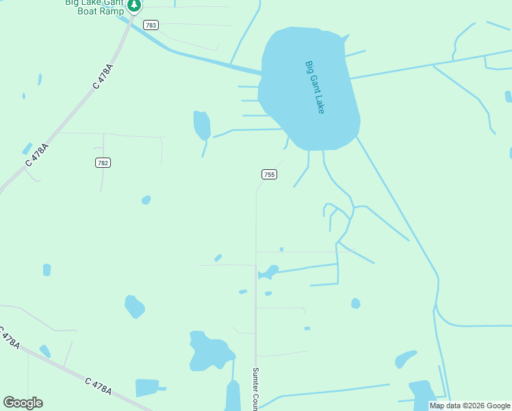 map of restaurants, bars, coffee shops, grocery stores, and more near 12746 County Road 755 in Webster