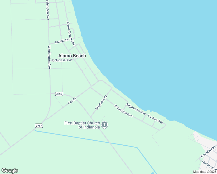 map of restaurants, bars, coffee shops, grocery stores, and more near 90 Stephens Street in Port Lavaca