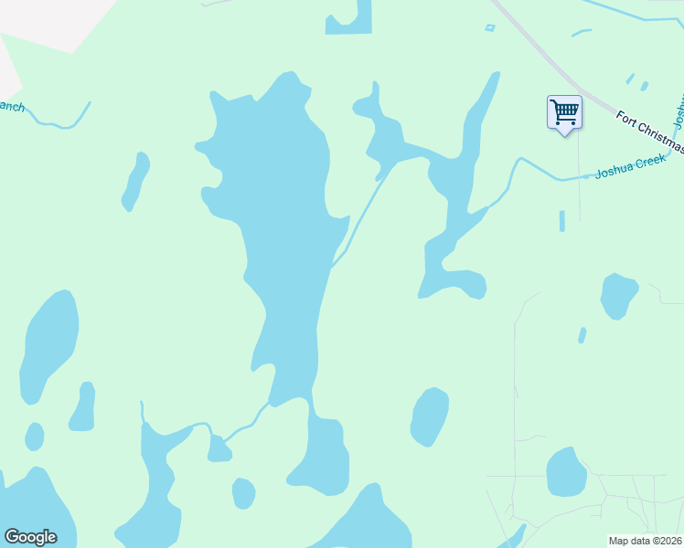 map of restaurants, bars, coffee shops, grocery stores, and more near Fort Christmas Road in Christmas